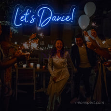 Let's Dance LED Neon Sign - Party Energizer | Vibrant Dance Decor - NeonXpert