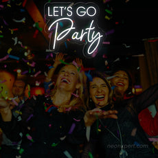 Let's Go Party LED Neon Sign - Ultimate Party Highlight | Vibrant Event Decor - NeonXpert