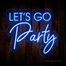 Let's Go Party LED Neon Sign - Ultimate Party Highlight | Vibrant Event Decor - NeonXpert