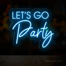 Let's Go Party LED Neon Sign - Ultimate Party Highlight | Vibrant Event Decor - NeonXpert