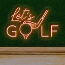 Let's Golf Neon Sign - Elevate Your Golfing Space - NEONXPERT