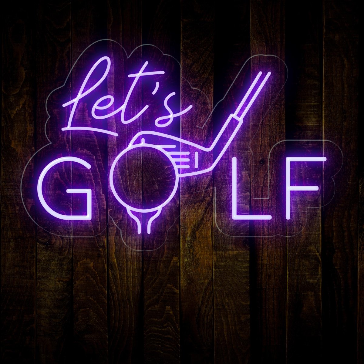 Let's Golf Neon Sign - Elevate Your Golfing Space - NEONXPERT