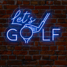 Let's Golf Neon Sign - Elevate Your Golfing Space - NEONXPERT