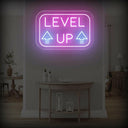 Level Up Neon Sign - Game Room Lighting & Decor - NEONXPERT