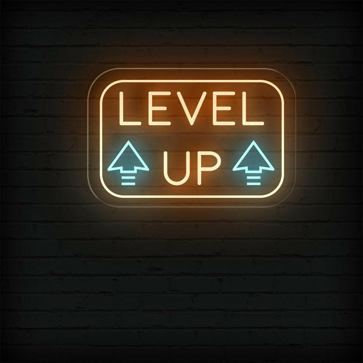 Level Up Neon Sign - Game Room Lighting & Decor - NeonXpert