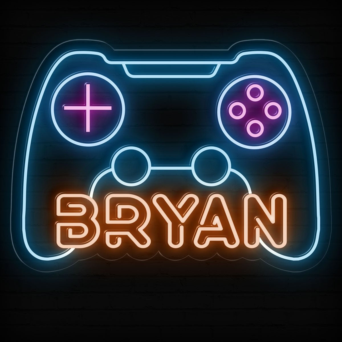 Custom Gaming Neon Sign: Gamer Room Wall Decor & Accessories - NeonXpert
