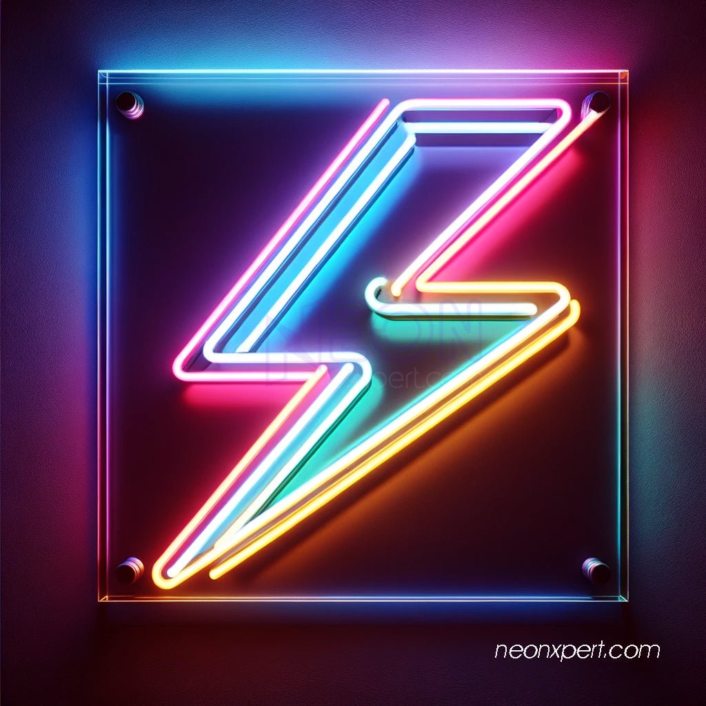 Lightning Bolt LED Neon Sign - NeonXpert