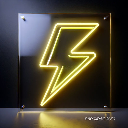 Lightning Bolt LED Neon Sign - NeonXpert