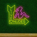 Live Nudes Neon LED Light Sign - NeonXpert