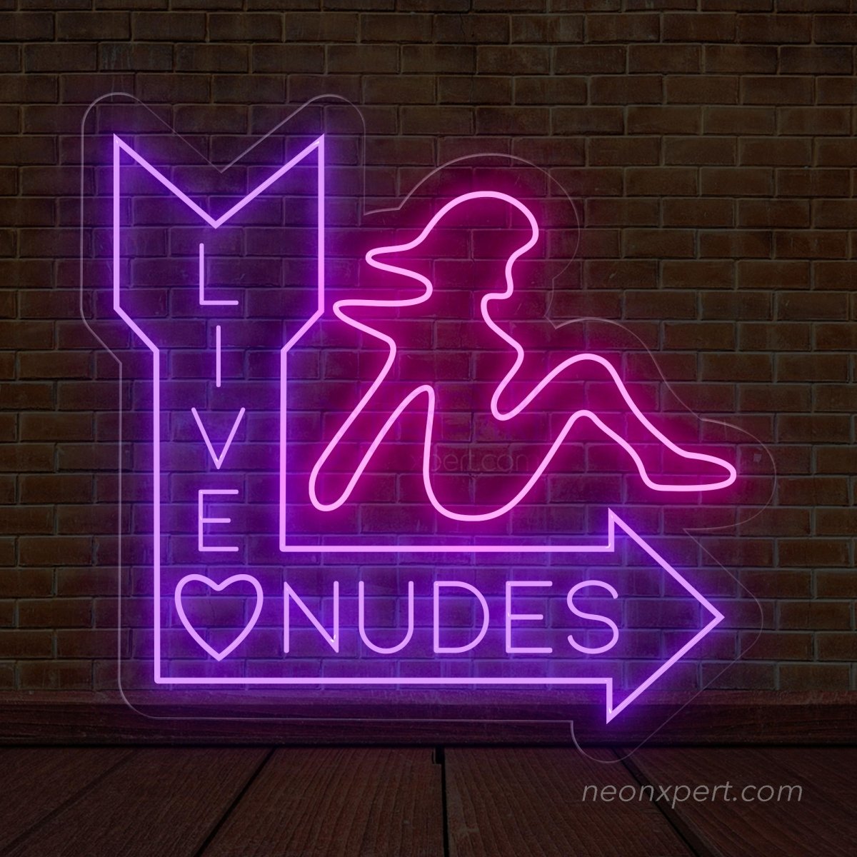 Live Nudes Neon LED Light Sign NeonXpert