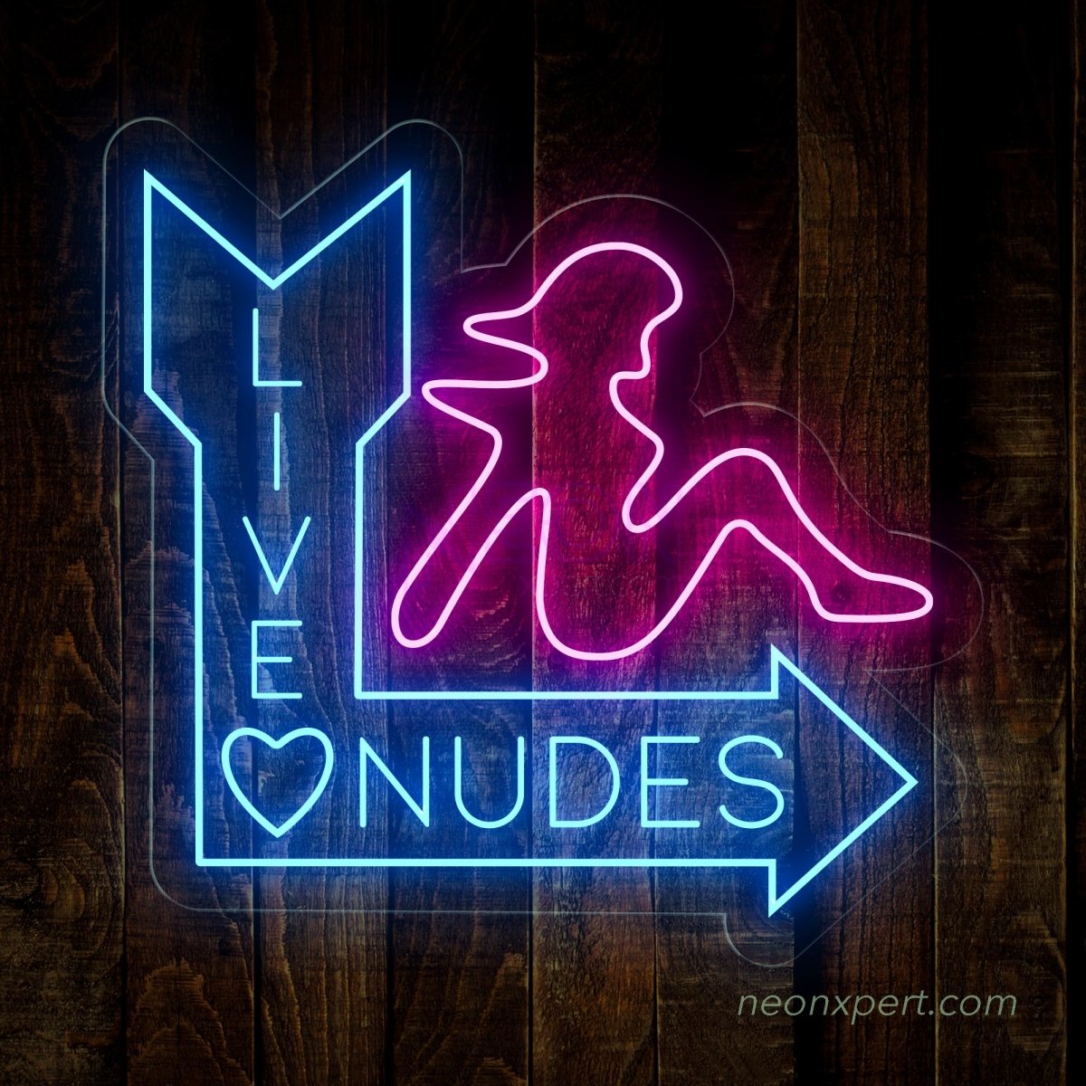Live Nudes Neon LED Light Sign - NeonXpert