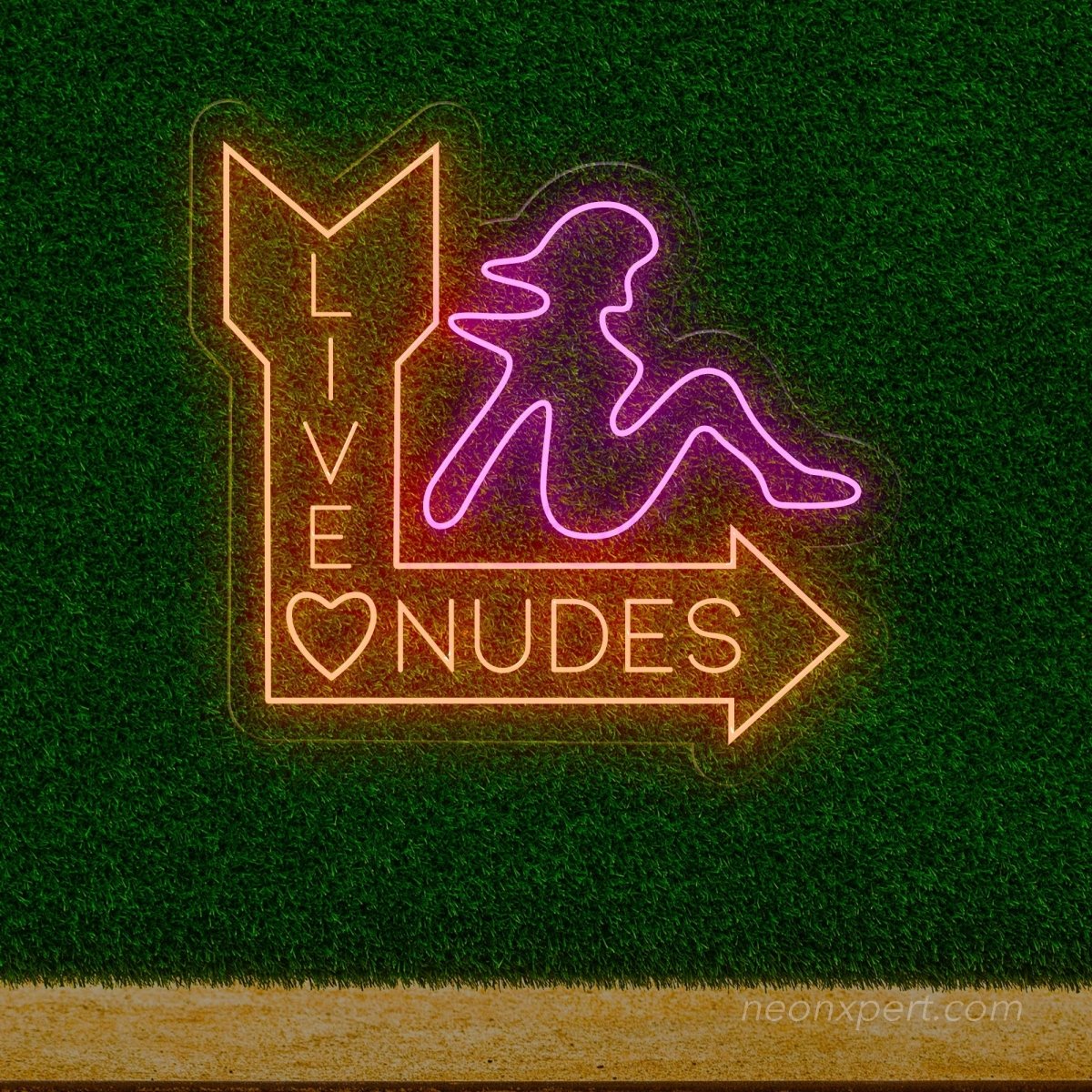 Live Nudes Neon LED Light Sign - NeonXpert