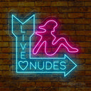 Live Nudes Neon LED Light Sign - NeonXpert