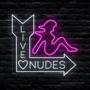 Live Nudes Neon LED Light Sign - NeonXpert