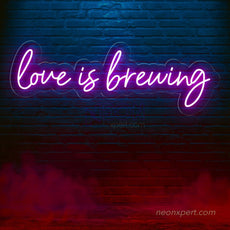 Love Is Brewing | Coffee LED Neon Sign - NeonXpert