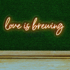 Love Is Brewing | Coffee LED Neon Sign - NeonXpert