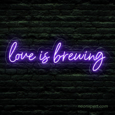 Love Is Brewing | Coffee LED Neon Sign - NeonXpert