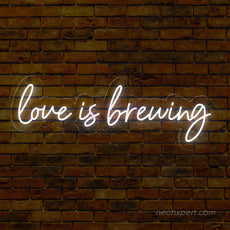 Love Is Brewing | Coffee LED Neon Sign - NeonXpert