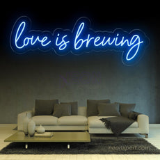 Love Is Brewing | Coffee LED Neon Sign - NeonXpert