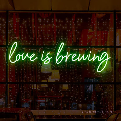 Love Is Brewing | Coffee LED Neon Sign - NeonXpert