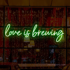 Love Is Brewing | Coffee LED Neon Sign - NeonXpert