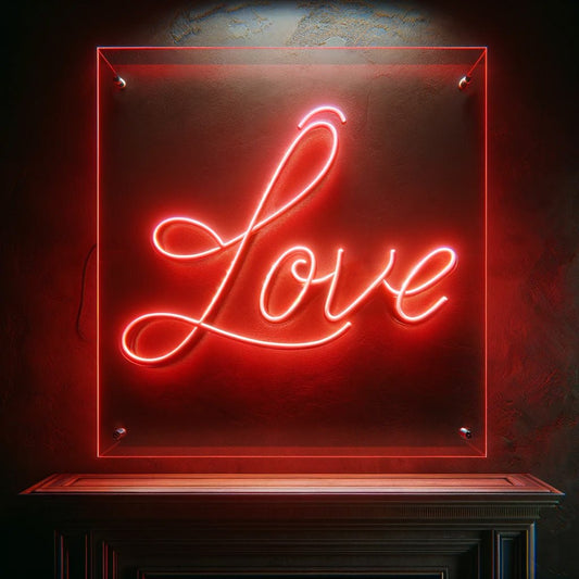 Love Neon Sign Red - LED Wall Decor - NeonXpert