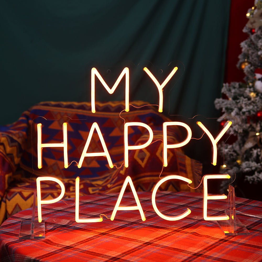 My Happy Place Neon Sign - NeonXpert