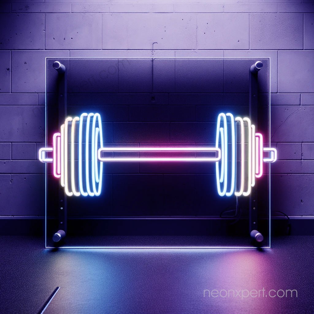 Neon Barbell LED Light Sign - NeonXpert