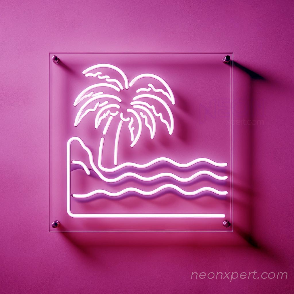Neon LED Beach Sign - NeonXpert