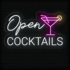 Neon Open Cocktail Sign - NEONXPERT