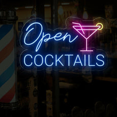 Neon Open Cocktail Sign - NEONXPERT