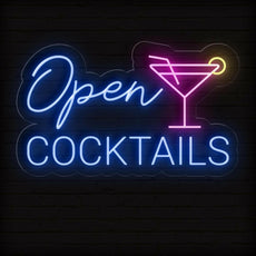 Neon Open Cocktail Sign - NEONXPERT