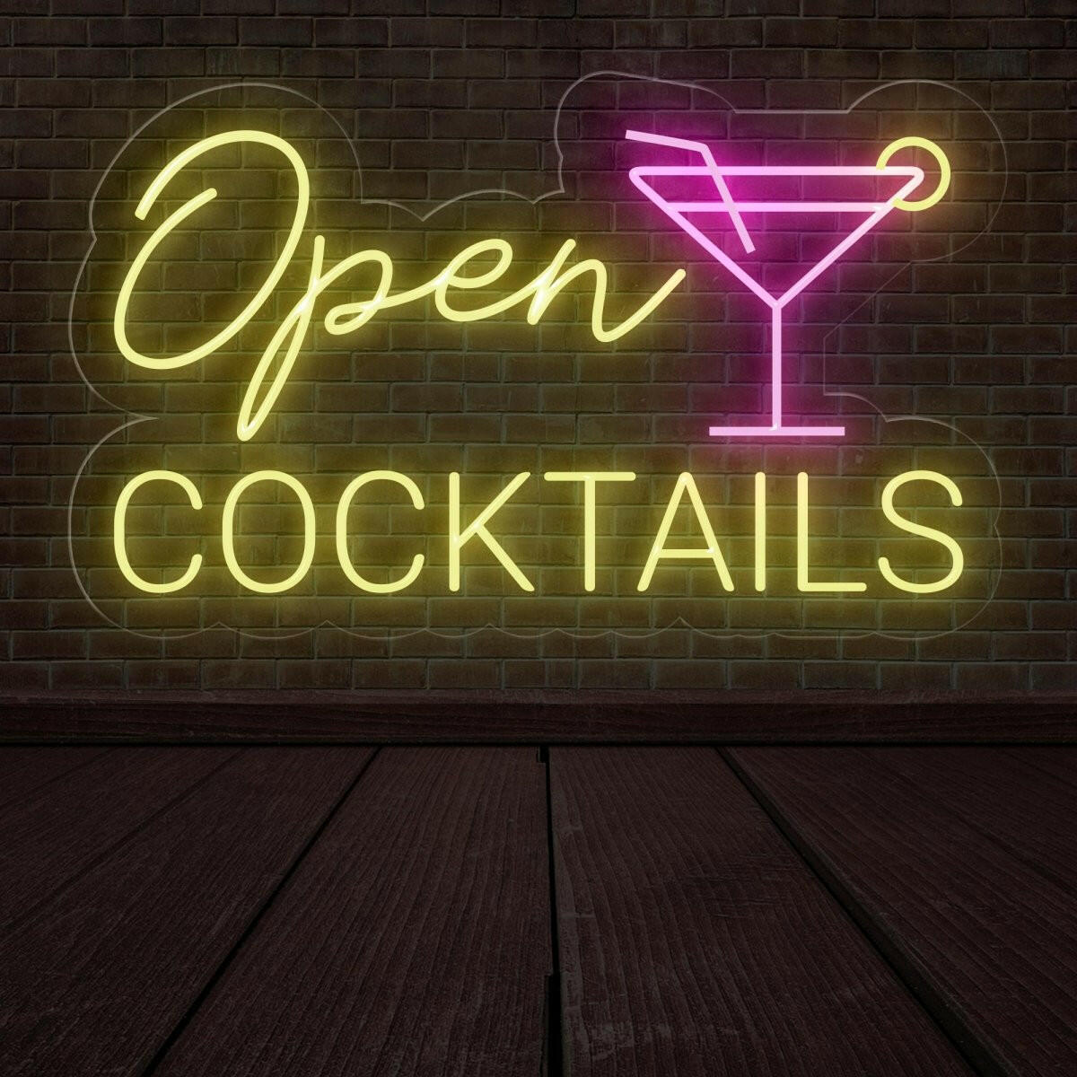 Neon Open Cocktail Sign - NEONXPERT