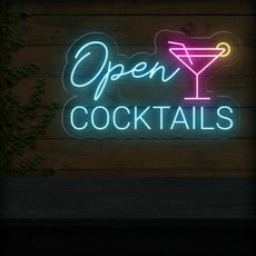 Neon Open Cocktail Sign - NEONXPERT