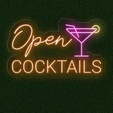 Neon Open Cocktail Sign - NEONXPERT