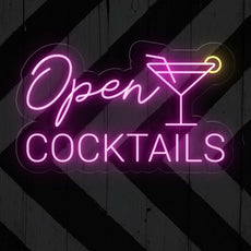 Neon Open Cocktail Sign - NEONXPERT