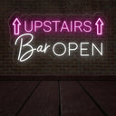 Neon Open Sign for Upstairs Bar - Inviting Illumination - NEONXPERT
