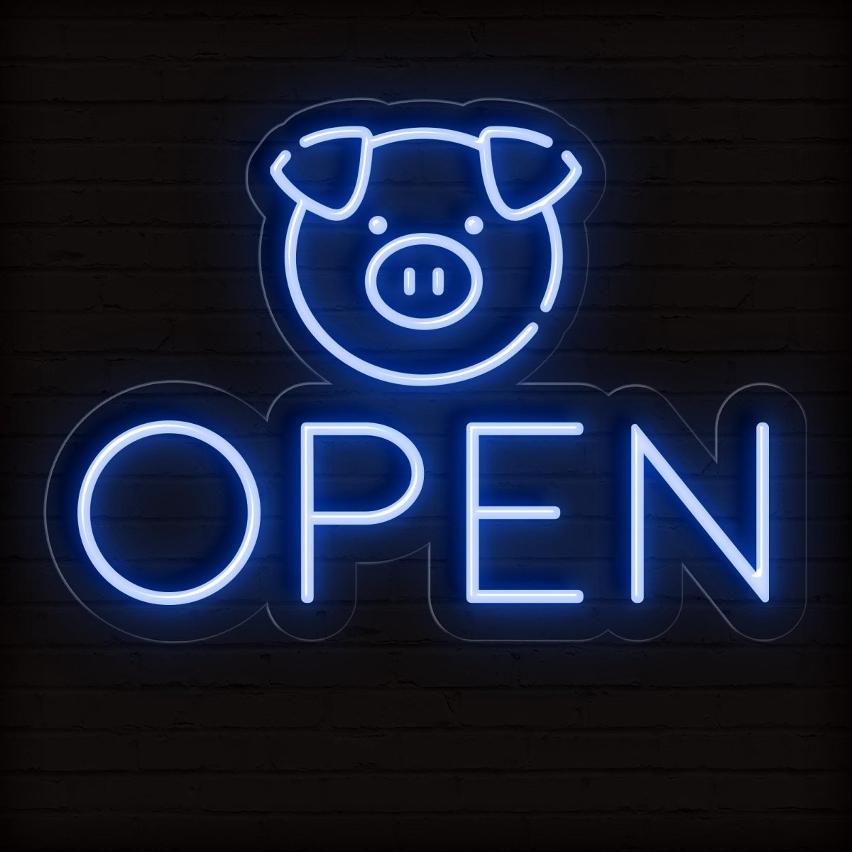 Neon Pig Open Sign Cute LED Light - NEONXPERT