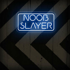 Noob Slayer - Funny Game Room LED Neon Sign - NEONXPERT