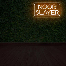 Noob Slayer - Funny Game Room LED Neon Sign - NEONXPERT