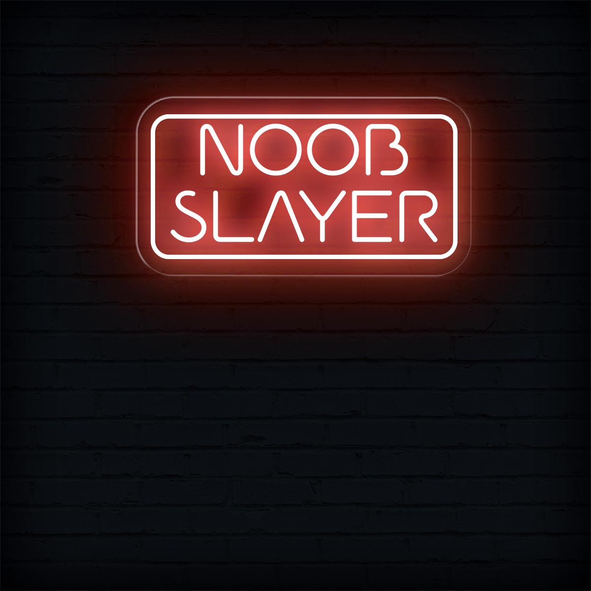 Noob Slayer - Funny Game Room LED Neon Sign - NEONXPERT
