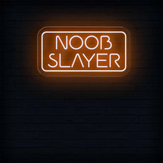 Noob Slayer - Funny Game Room LED Neon Sign - NEONXPERT