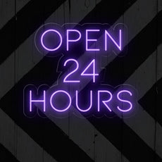 Open 24 Hours LED Neon Sign for Business - NEONXPERT