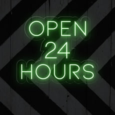 Open 24 Hours LED Neon Sign for Business - NEONXPERT