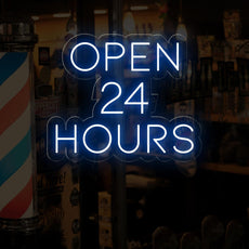 Open 24 Hours LED Neon Sign for Business - NEONXPERT