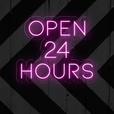 Open 24 Hours LED Neon Sign for Business - NEONXPERT