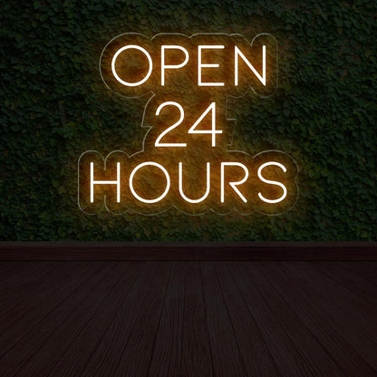 Open 24 Hours LED Neon Sign for Business - NEONXPERT