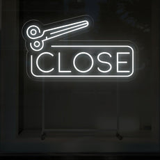 Open and Close Scissor Neon Sign for Salons | Ligh up Salon Business Sign - NEONXPERT