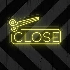 Open and Close Scissor Neon Sign for Salons | Ligh up Salon Business Sign - NEONXPERT