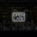 Open Late Neon Sign | LED Light Up Sign For Business - NEONXPERT